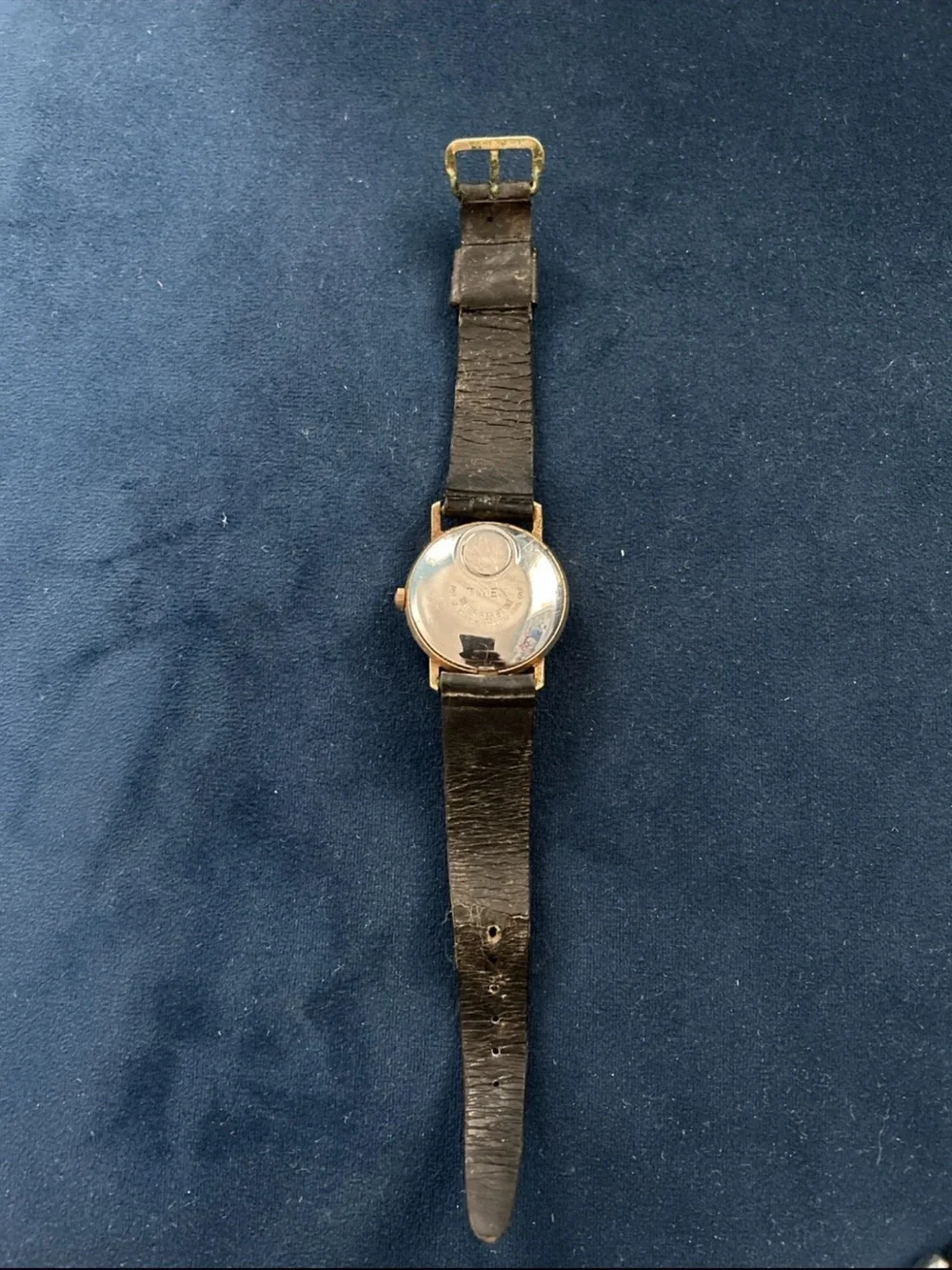 Timex Electric 1969 Gold Tone Mens Vintage 1960s Retro Watch